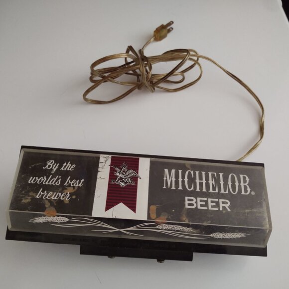 ILLUMINATED BAR SIGN MICHELOB BEER ANHEUSER BUSCH INC 304-111 PRICE BROTHERS INC - Picture 2 of 14
